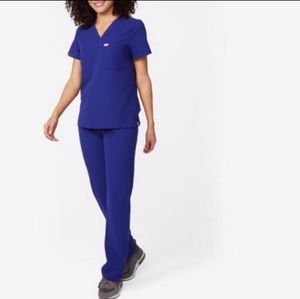 FIGS Deep Royal Livingston Scrub Pants XS